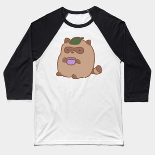 Tanuki tea Baseball T-Shirt
